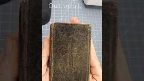 Antique Guardian Angel Prayer Book! #shorts Found Hunting Journal Supplies :) The Paper Outpost :)