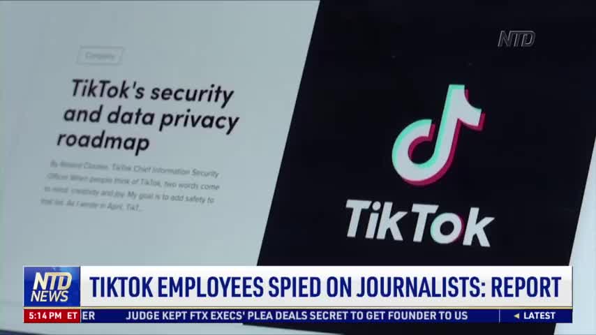 TikTok Employees Spied on Journalists: Report