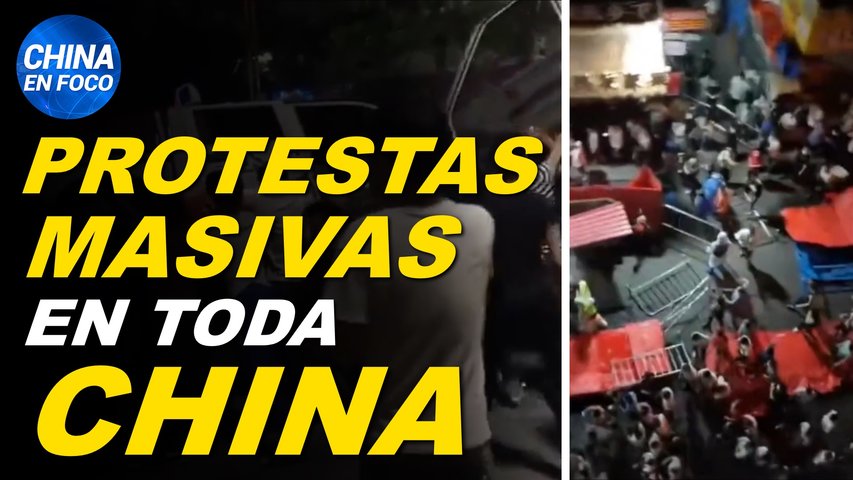Estallan protestas violentas en toda China. Policía golpea a ciudadanos con hambre