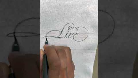 Learn Calligraphy in January with @pascribe #shorts