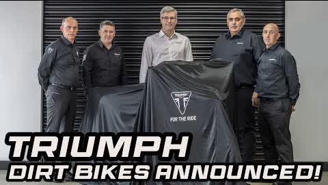 BREAKING NEWS: Triumph Announces 250/240 4 stroke MX Dirt Bike Release and MX Racing Plans