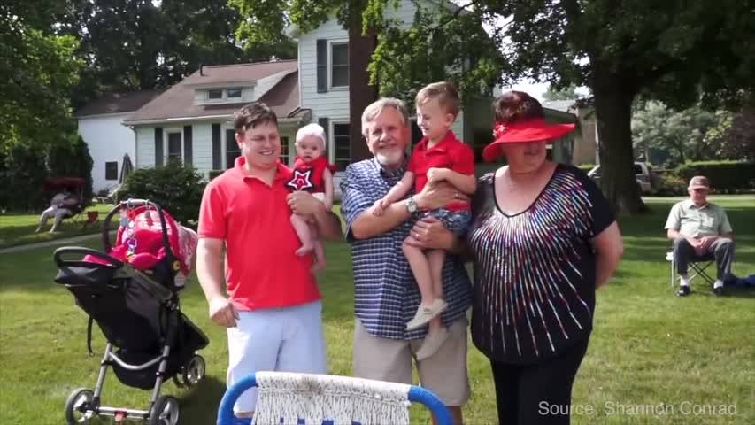 Military Sons Surprise Parents by Coming Home and Marching in Hometown 4th of July Parade
