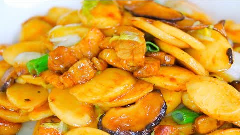 Stir-Fry Rice Cakes Recipe #Shorts "CiCi Li - Asian Home Cooking"