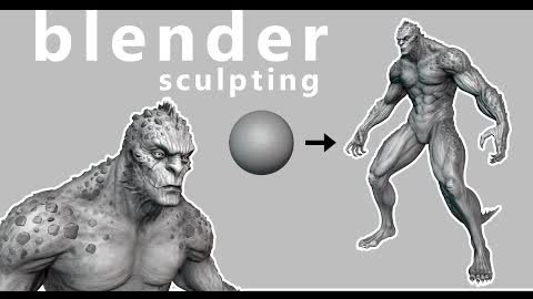 Blender - Sculpt a creature form scratch