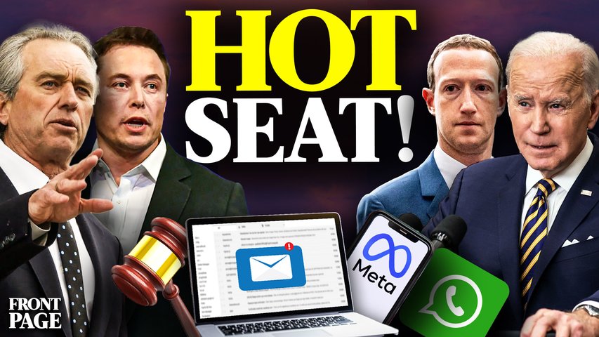 LEAKS: WH Urged Meta to Censor Msgs; Kennedy Jr Sues Biden on Censorship; Musk Warns AI to Stop Now!