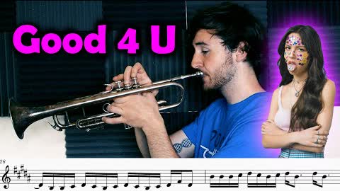 Olivia Rodrigo - Good 4 U (Trumpet Play Along) With Sheet Music!