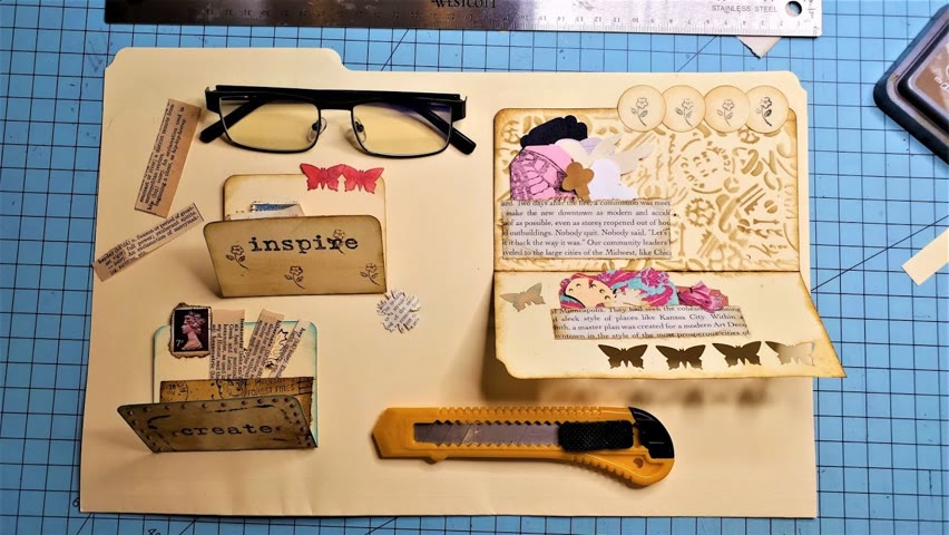 GOT FILE FOLDERS? Create Easy Mini File Folders for Your Junk Journal! The Paper Outpost:)