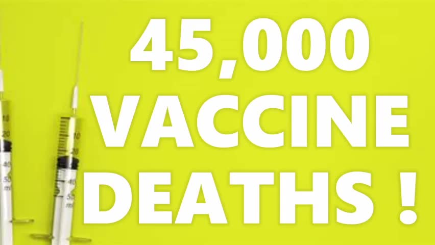 BREAKING! 45,000 Vaccine Deaths! Whistleblower Expert Insider Testimony!