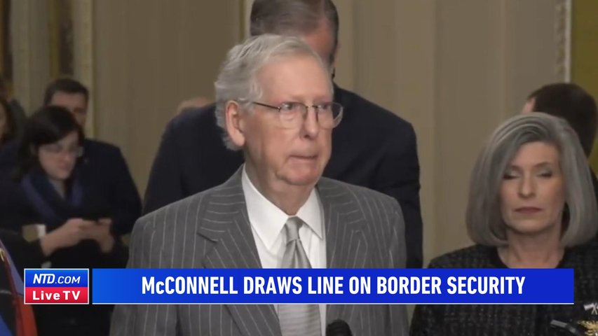 McConnell: National Security Package Will Not Pass Without Tougher Border Security Included