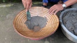Making a Plant Pot With Unique Design - Awesome Ideas From Cement