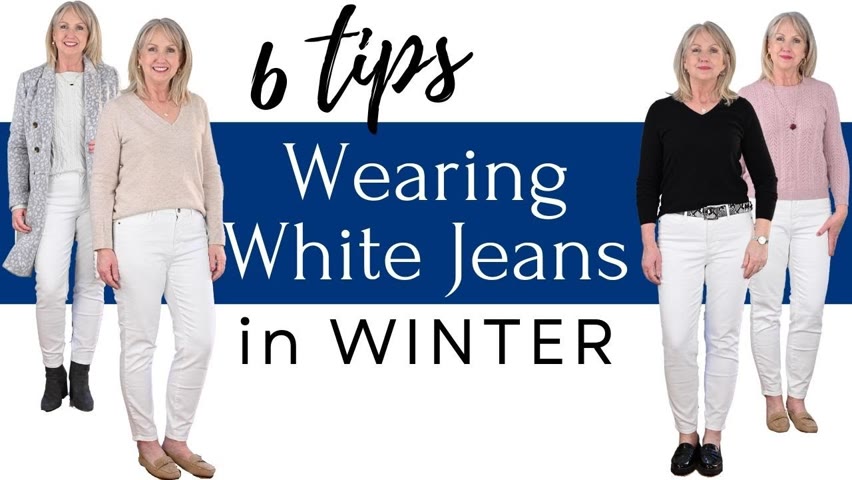 6 Tips for Wearing White Jeans in the Winter