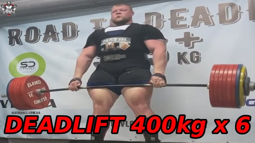 Strength Monster - Easy Deadlift 400kg x 6