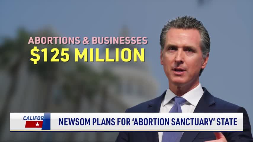 Newsom Plans For 'Abortion Sanctuary' State