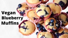 Vegan Blueberry Muffins Recipe - Easy & Delicious