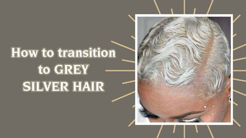 How to transition to GREY: SILVER Hair | Laurasia Andrea