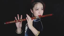 【笛子】陕北民歌《泪蛋蛋掉在酒杯杯里》 |【 Chinese Bamboo Flute cover】| Shirley (Lei Xue)