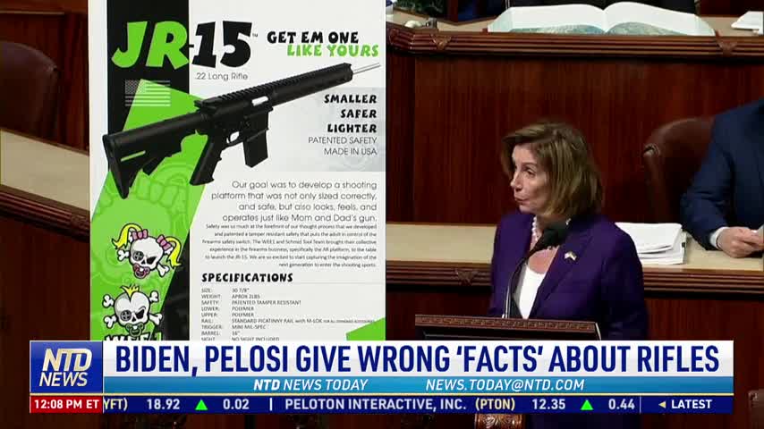 Biden, Pelosi Give Wrong ‘Facts’ About Rifles