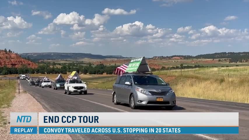 End CCP Tour: Convoy Travels Across US, Stopping in 20 States