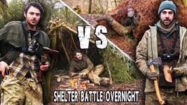 Best SURVIVAL SHELTER in EXTREME Weather? (REALITY, NO Sleeping Gear)