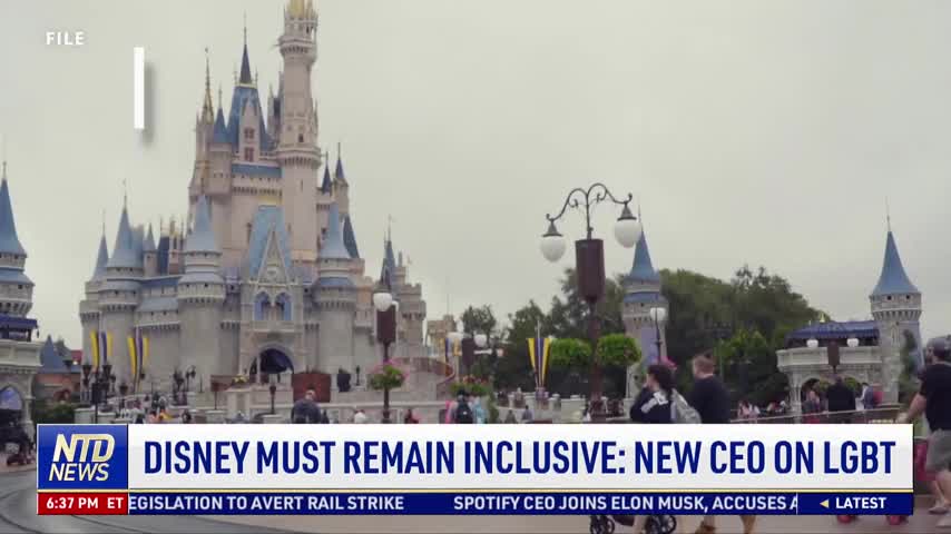 Disney CEO on LGBT: Company Must Keep Values Like Inclusion, Acceptance