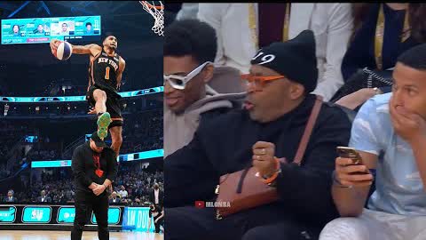 Obi Toppin almost died on that dunk attempt | 2022 NBA Slam Dunk Contest