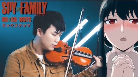 SPY×FAMILY Season 1 OP『Mixed Nuts / Official HIGE DANdism』Violin Cover┃BoyViolin