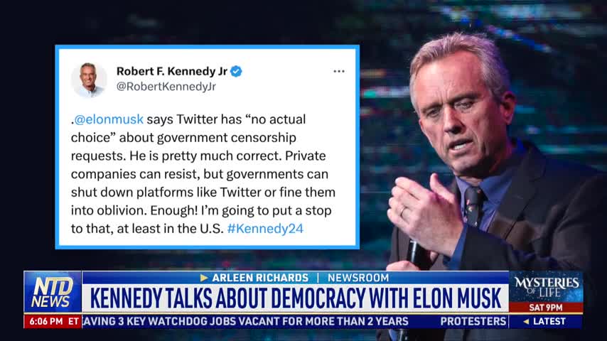 Kennedy Talks About Democracy With Elon Musk
