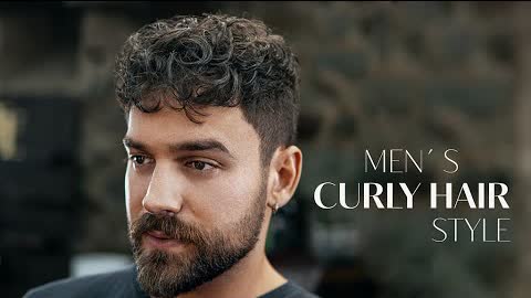 MEN´S CURLY - MID length hairstyle