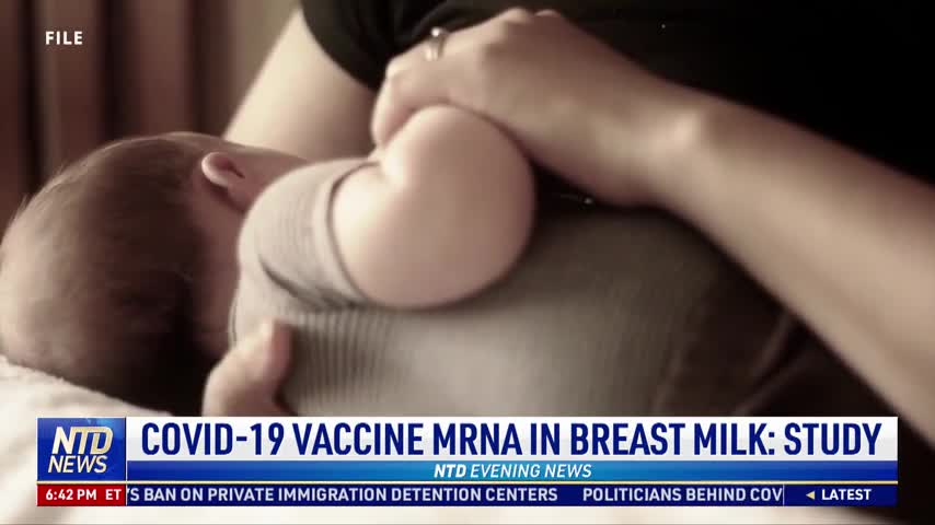 Traces of COVID-19 Vaccine mRNA Found in Breast Milk