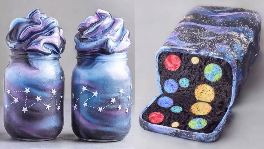 The Best GALAXY Cake Decorating In The World | Most Satisfying Cake Videos | Perfect Cake Recipes