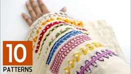 10 Hand Embroidery Border Designs: Stitching Ideas for Dress