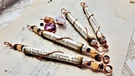How to Make BOOK PAPER BEADS for Junk Journals! Ep: 74 Step By Step Tutorial Paper Outpost! :)