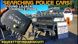 Searching Police Cars Found LoJack & Loyalist iphone! Crown Rick Auto