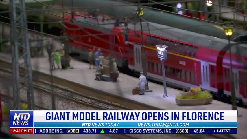 Giant Model Railway Opens in Florence