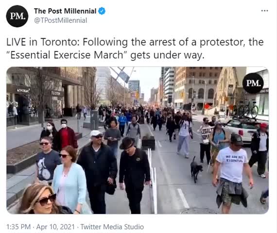 Happening NOW - Toronto Streets Erupt In Protest!