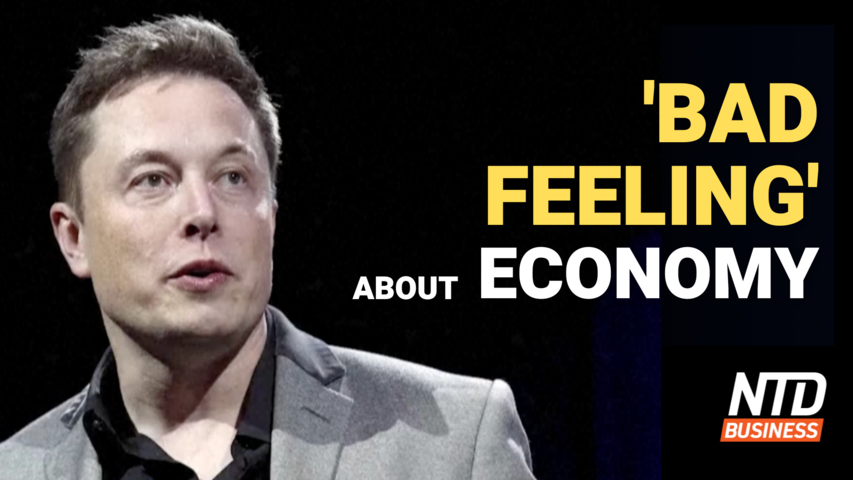 Musk Has 'Bad Feeling' About Economy: Report; U.S. Added 390,000 Jobs in May | NTD Business