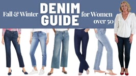 Fall & Winter Denim Guide for Women Over 50 || Womens' Jeans Guide