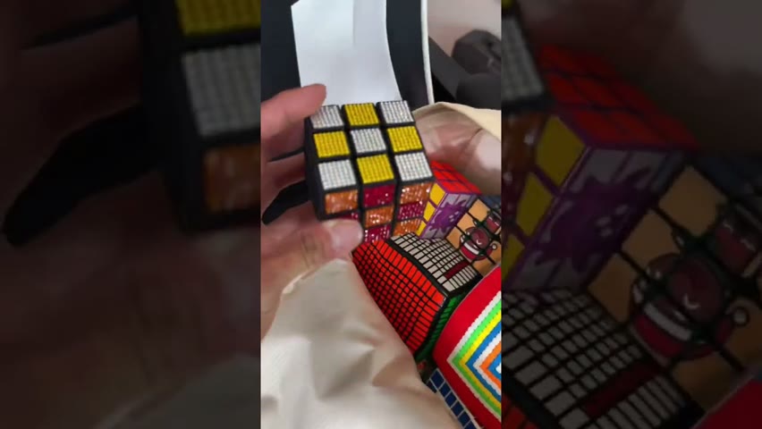 How Many Rubik’s Cube Can I Put In My Bag?! 🤔@YouTube