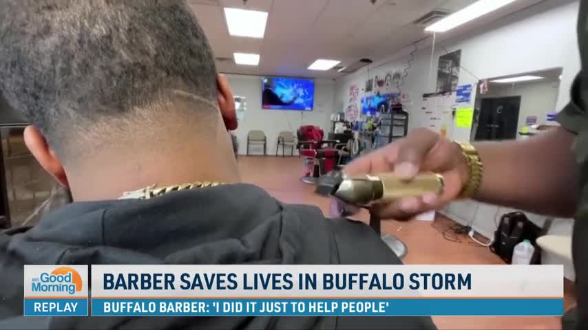 Barber Saves Lives in Buffalo Storm