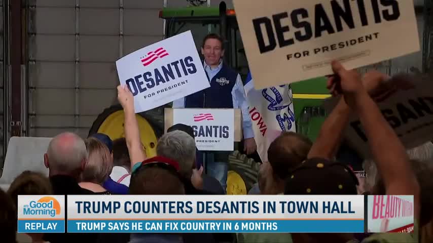 Trump Counters DeSantis's Statement on 4 Year Term, Says He Can Fix Country in 6 Months