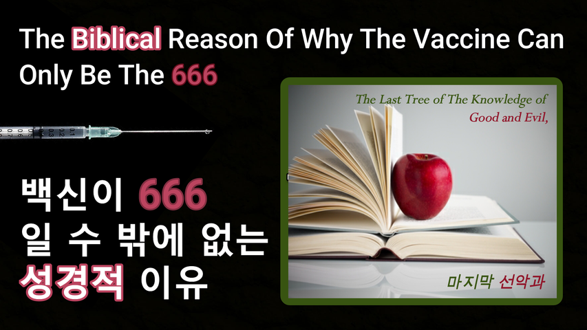 The Biblical Reason of Why The Vaccine Can Only Be The 666, Rapture / 백신이 666일 수 밖에 없는 성경적 이유, 휴거 임박