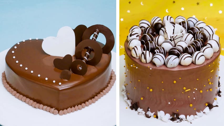Fancy Chocolate HEART Cake Decorating Ideas For Your Lover | So Yummy Cake Tutorials | Perfect Cake