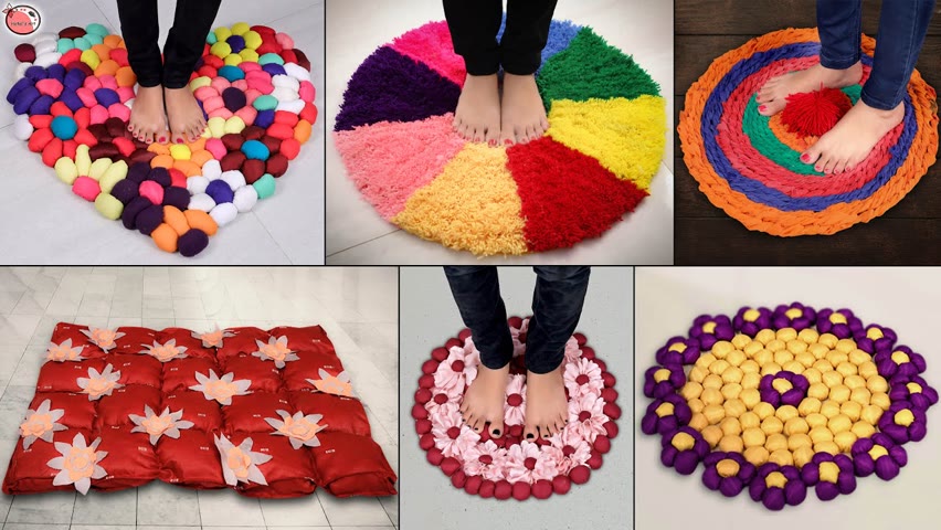 WOW!!.. Beautiful DiY Doormat at Home | Handmade - From Waste Clothes