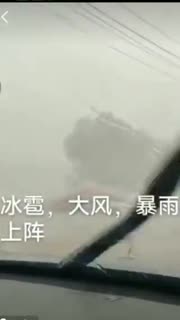 广西南宁市隆安县遭遇狂风暴雨冰雹（2021年5月4日）
