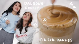 productive in other ways at home: dalgona coffee, tiktok dances, drawing each other