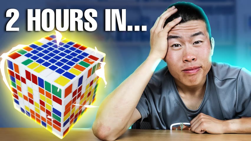 What It's Like Solving a BIG Rubik's Cube!