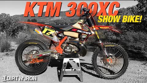 KTM 300 XC - dirt bike build for the show