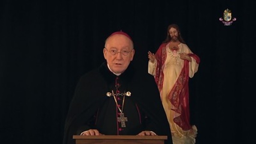 Monseñor Jean Marie les habla a ustedes del Santo Evangelio