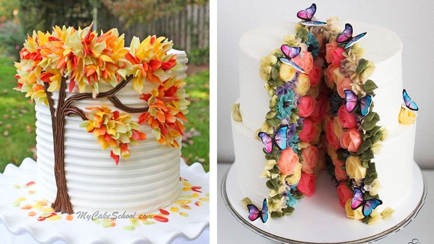 Easy Colorful Cake Decorating Ideas | Homemade Cake Tutorials For Your Family | So Tasty Cake