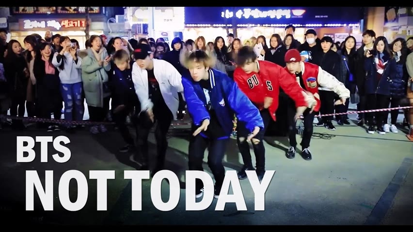 BTS(방탄소년단) 'NOT TODAY' 역대급 Cover (A.C.E 홍대 직캠)